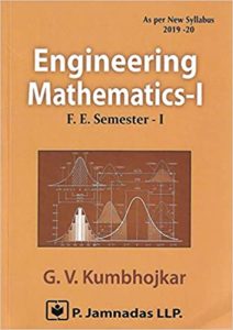 Engineering Mathematics -1, By G.V. Kumbhojkar – MU – Bookwalas